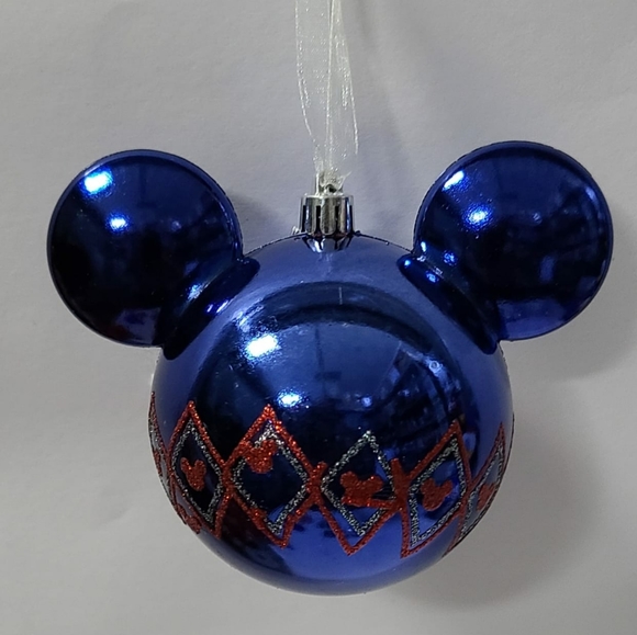 Disney Mickey Mouse Christmas Tree Ornaments Set Of 4pz - Picture 3 of 6